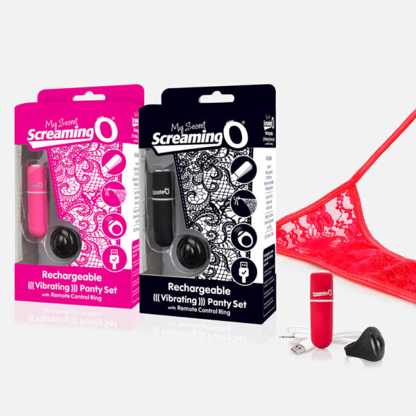 My Secret Charged Remote Control Panty Vibe Red 1 Ct