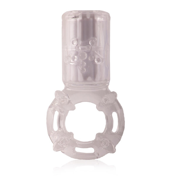 Big Omg Vibrating Ring Clear 1 Ct - Image 2
