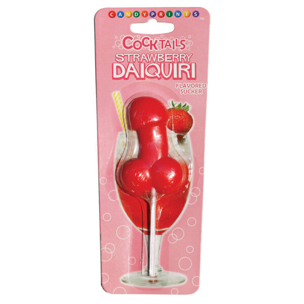 Strawberry Daquiri Cocktail Sucker