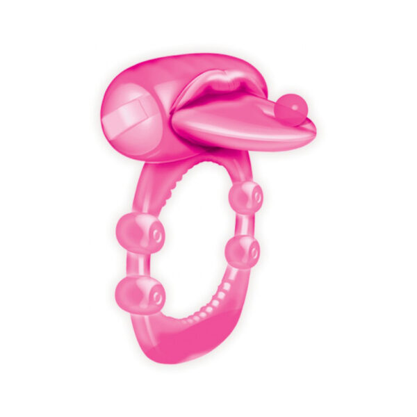 Xtreme Pierced Tongue Ring Magenta - Image 2