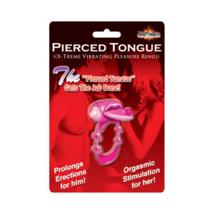 Xtreme Pierced Tongue Ring Magenta