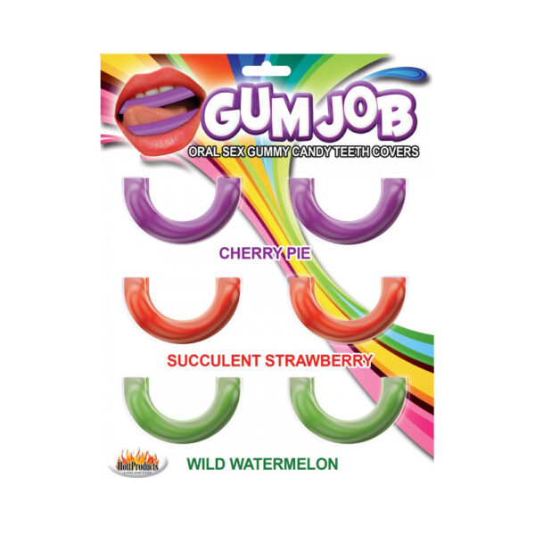 Gum Job/Oral Sex Candy Teeth Covers 6Pk Asst Flavors
