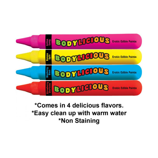 Bodylicious Edible Body Pens 4Pk - Image 2