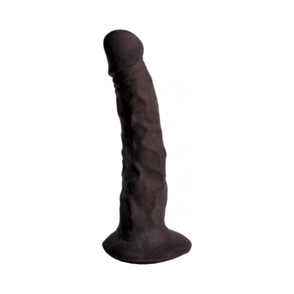 Skinsations Black Diamond Series Playful Partner Strap On Dildo With Harness 8" - Image 2