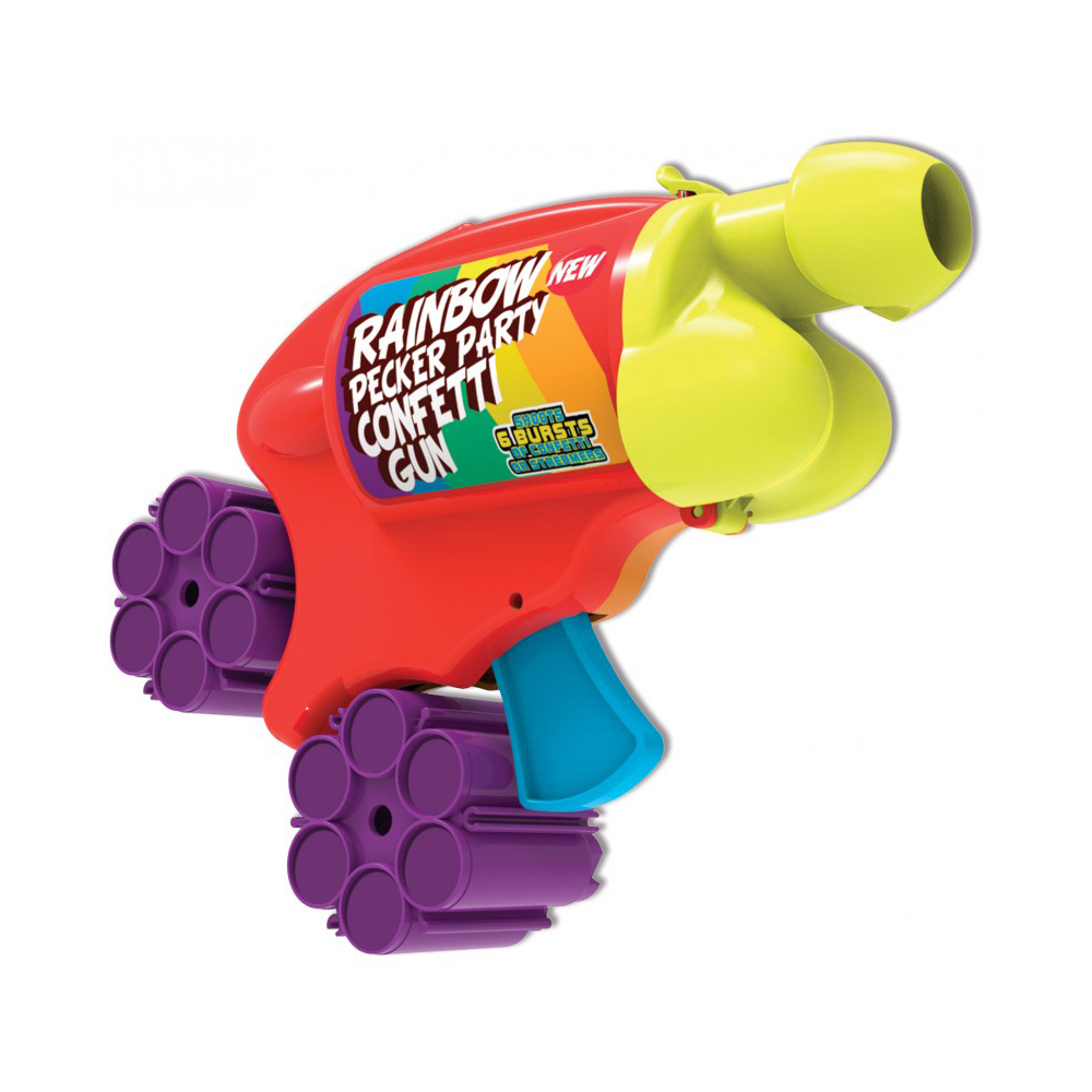 Rainbow Pecker Party Confetti Gun 2 Rainbow Pecker Party Confetti Gun - Image 2