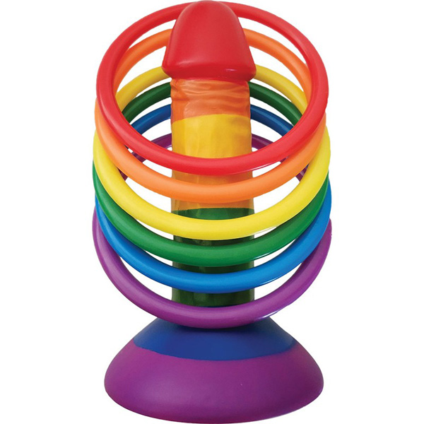 Rainbow Pecker Party Ring Toss 2 Rainbow Pecker Party Ring Toss - Image 2
