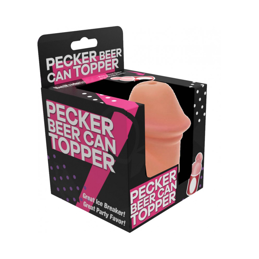 Pecker Beer Can Topper 1 Pecker Beer Can Topper