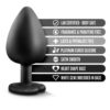 Temptasia Bling Plug Large Black - Image 2