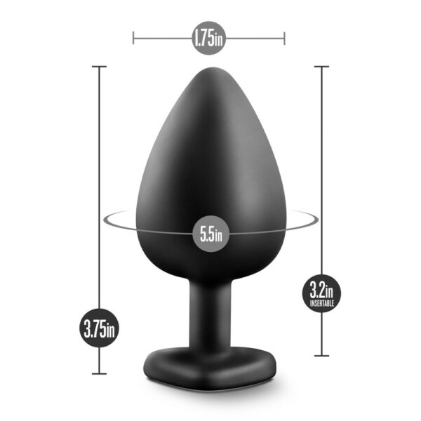 Temptasia Bling Plug Large Black - Image 3