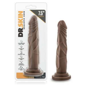 Dr. Skin Realistic Cock Basic 7.5 Chocolate