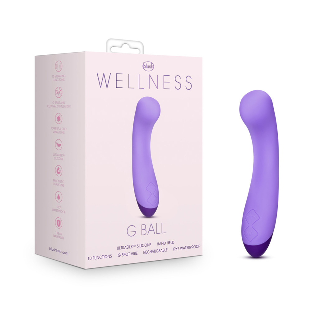 Wellness G Ball Vibrator Purple 1 Wellness G Ball Vibrator Purple
