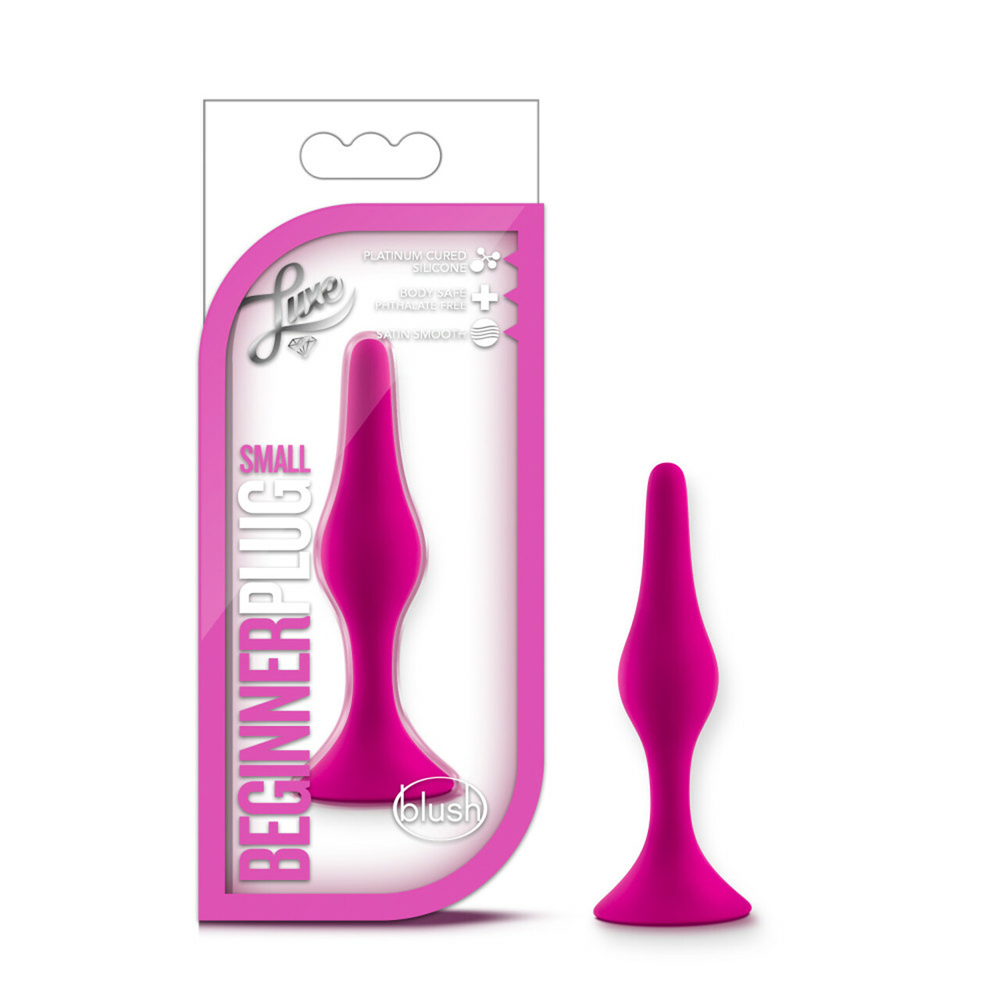 Luxe Beginner Plug Small Pink 1 Luxe Beginner Plug Small Pink