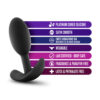 Luxe Wearable Vibra Slim Plug Small Black - Image 2