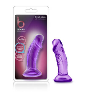 B Yours Sweet N' Small 4" Dildo With Suction Cup Purple