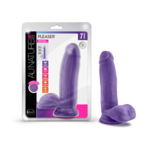 Au Naturel Bold Pleaser 7" Dildo Purple