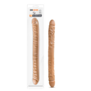 Dr. Skin 18" Double Dildo Mocha