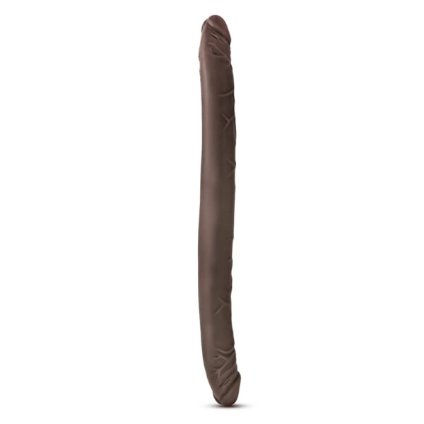 Dr. Skin 16" Double Dildo Chocolate - Image 3