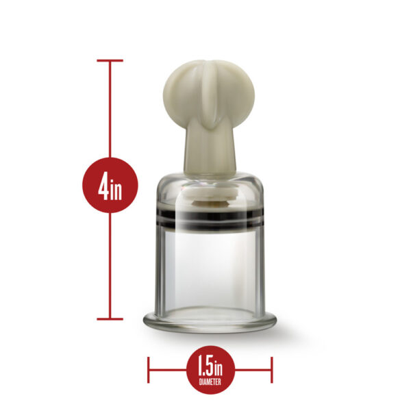 Temptasia Clit And Nipple Large Twist Suckers Set Of 2 Clear - Image 3