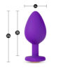 Temptasia Bling Plug Medium Purple - Image 3