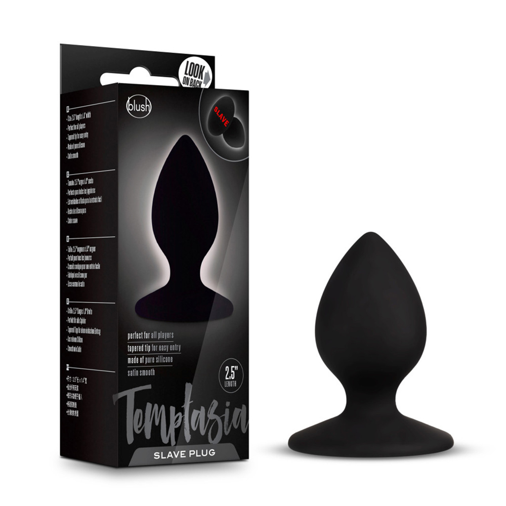 Temptasia Slave Plug Black 1 Temptasia Slave Plug Black