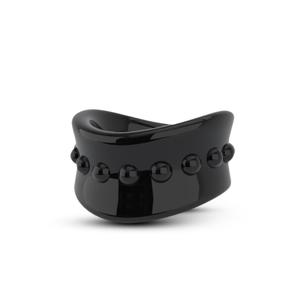 Stay Hard Beef Ball Stretcher Snug X Long 1" Diameter Black - Image 2