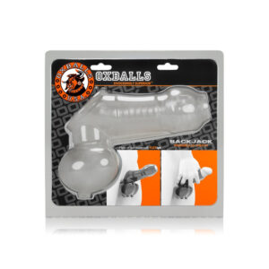 Sackjack Wearable Jackoff Sheath Clear Frost