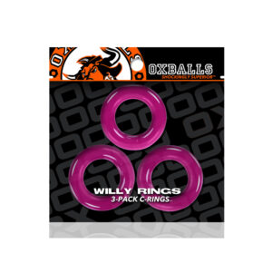Willy Rings 3-Pack Cockrings Hot Pink
