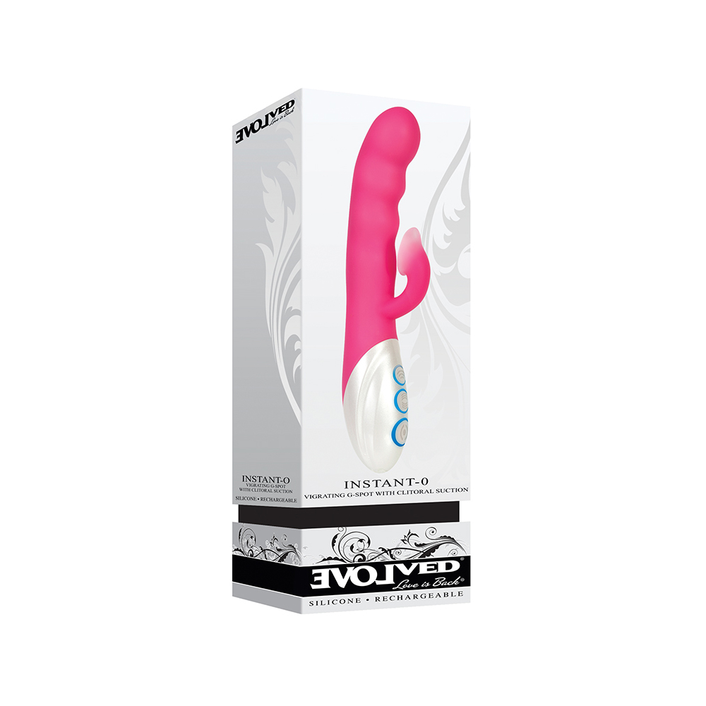 Instant-O Rechargeable Vibrator Pink 1 Instant-O Rechargeable Vibrator Pink