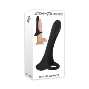 Cock Armour Black Vibrating Ring