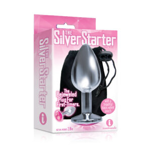 The 9's The Silver Starter Bejeweled Stainless Steel Plug