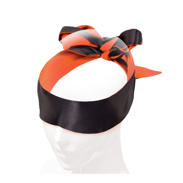 The 9's Orange Is The New Black Satin Sash Reversible Blindfold/Restraint - Image 2