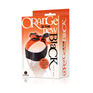 The 9's Orange Is The New Black Satin Sash Reversible Blindfold/Restraint