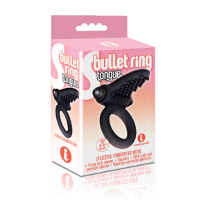 The 9's S-Bullet Ring Tongue Silicone