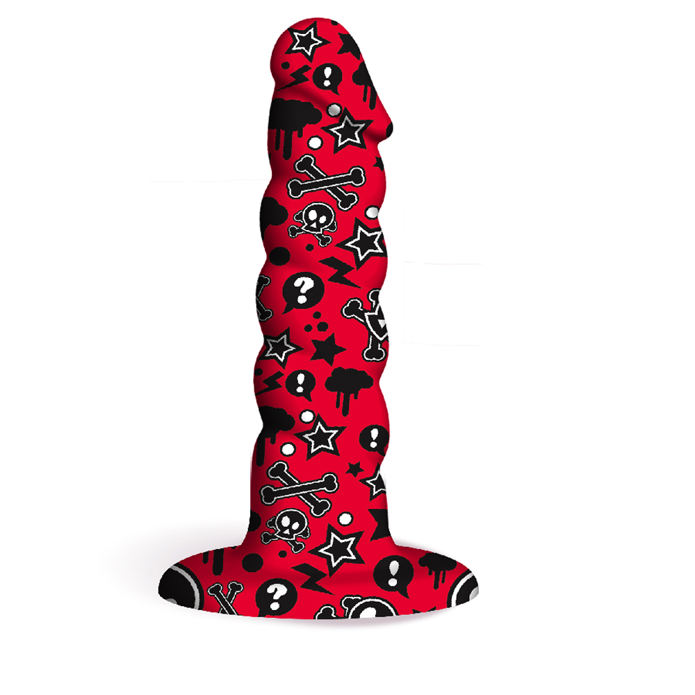 Goth Girl Twisted Silicone Dildo 2 Goth Girl Twisted Silicone Dildo - Image 2