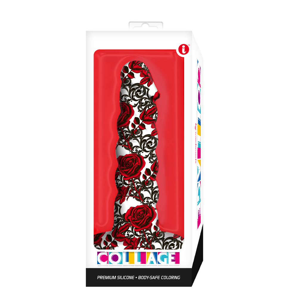 Iron Rose Twisted Silicone Dildo 1 Iron Rose Twisted Silicone Dildo