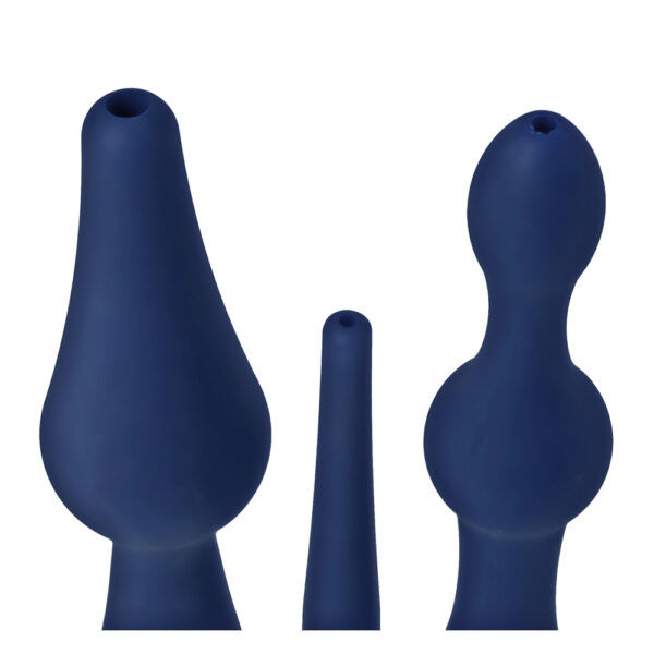 Universal 3 Piece Silicone Enema Attachment Set - Image 3