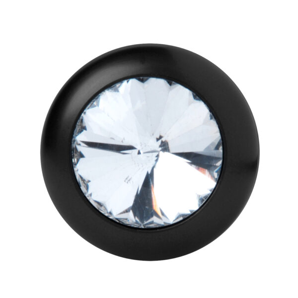 Master Series Spade Petite Jewel Aluminum Anal Plug - Image 3