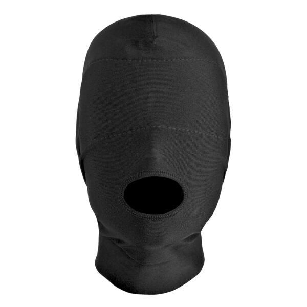 Master Series Disguise Open Mouth Hood With Padded Blindfold - Image 2