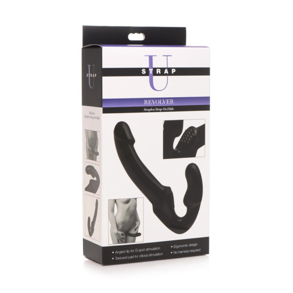 Revolver - Strapless Strap On Dildo - Black