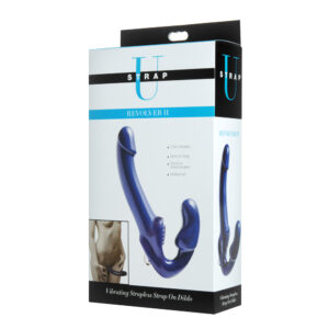 Revolver II - Strapless Strap On Dildo - Blue
