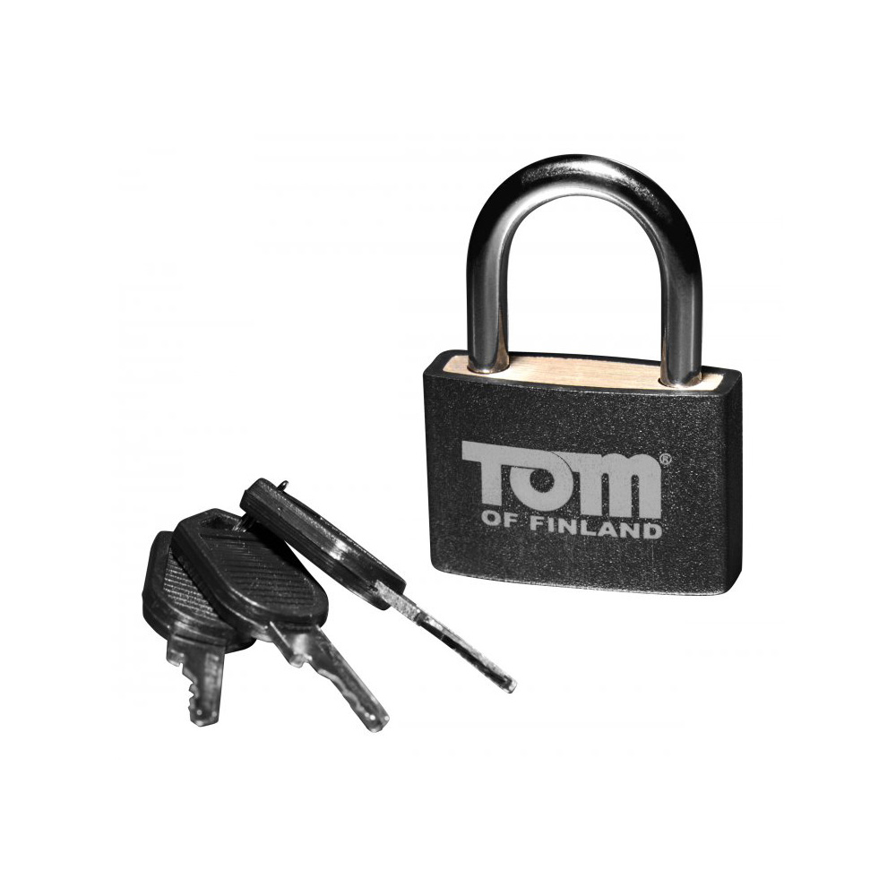 Tom Of Finland Metal Lock With 3 Keys 2 Tom Of Finland Metal Lock With 3 Keys - Image 2