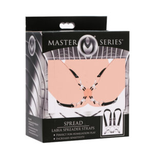 Master Series Spread Labia Spreader Straps With Clamps