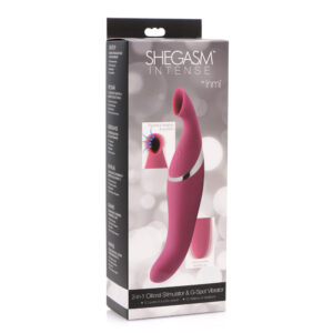 Inmi Shegasm Intense 2-In-1 Clit Stimulator & G-Spot Vibe