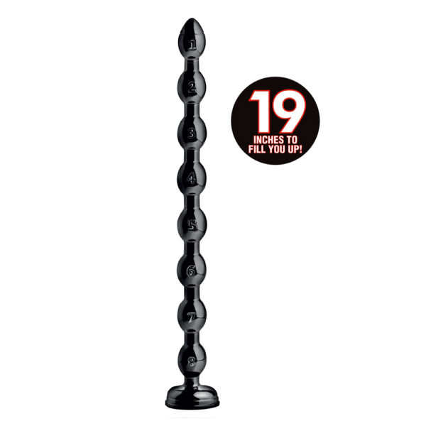 Hosed 19 Inch Beaded Anal Snake - Image 3