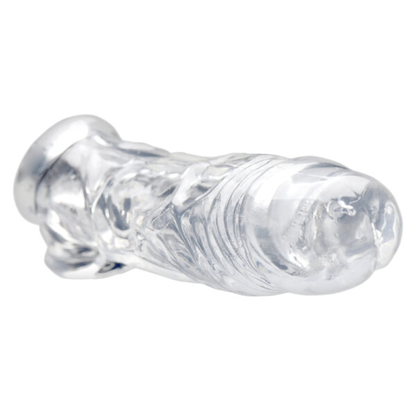 Size Matters Realistic Clear Penis Enhancer + Ball Stretcher - Image 3