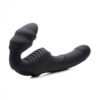 Strap U Slim Rider Ribbed 9X Vibrating Strapless Strap-On - Image 2