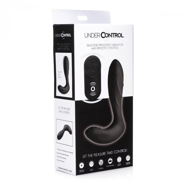 Under Control Silicone Prostate Vibrator With Remote Control 1 Under Control Silicone Prostate Vibrator With Remote Control