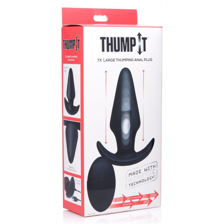 Thump-It 7x Large Thumping Anal Plug 1 Thump-It 7x Large Thumping Anal Plug