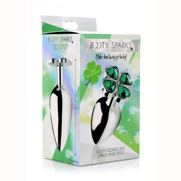 Booty Sparks Lucky Clover Gem Anal Plug Large