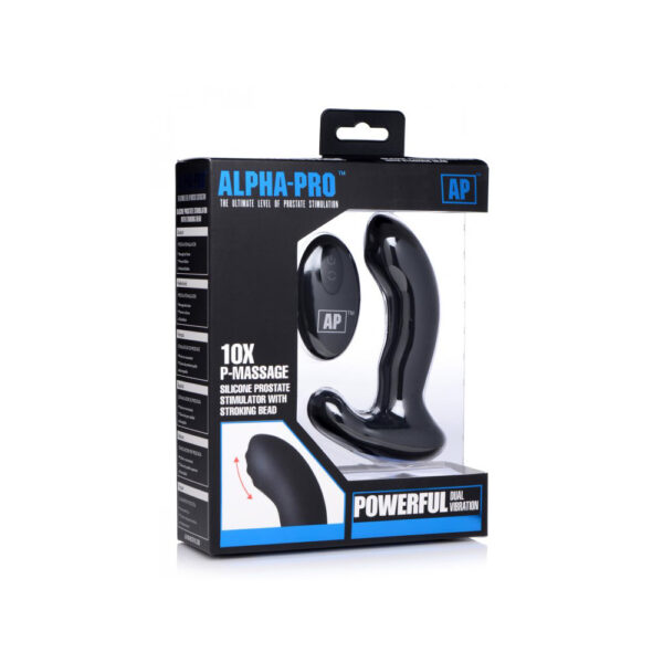 Alpha-Pro 10X P-Massage Moving Bead Prostate Stimulator